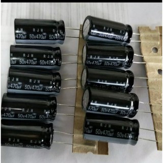 (10ชิ้น) 470UF50V ELNA 105C ขนาด12x25mm.ของใหม่ของแท้จากโรงงานสินค้าพร้อมส่ง