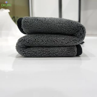 OKUMI_SHOP ผ้าไมโครไฟเบอร์ เกรดพรีเมี่ยม หนานุ่ม ซับน้ำไว ขนาด 30x30cm