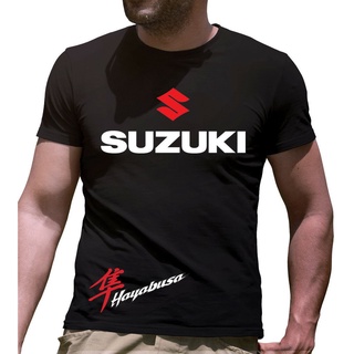 เสื้อยืดผ้าฝ้าย 100% พิมพ์ลาย Maglietta Suzuki Hayabusa Personalizzata Moto Corse Passione Motogp สําหรับผู้ชาย ของขวัญว