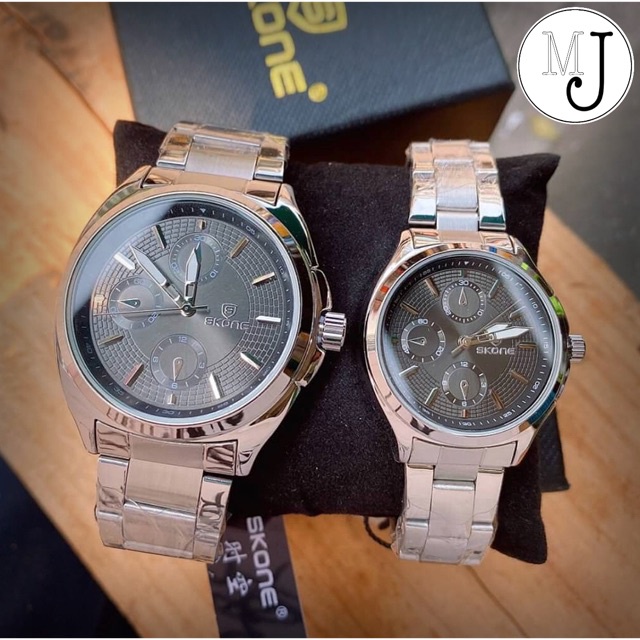 นาฬิกา casio ผู้ชาย Casio SKONE ( ได้2 เรือน ตามรูป ) ของแท้ 100% นาฬิกาคู่  Sale !!! (Silver Black Color)