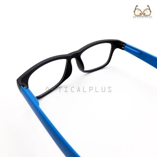 Optical Plus แว่นสายตาสั้น Glasses เลนส์ชัด ขาแว่นสปริง แถมถุงผ้าใส่แว่น 115