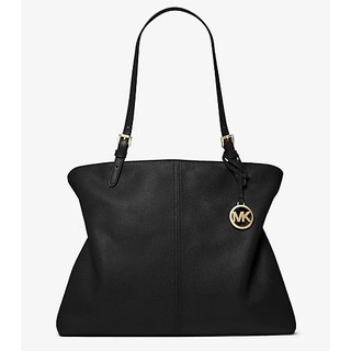 กระเป๋า Michael Kors ของแท้ ของใหม่ รุ่น Lenox Large Tote Bag สีดำ หนังนิ่ม น้ำหนักเบา