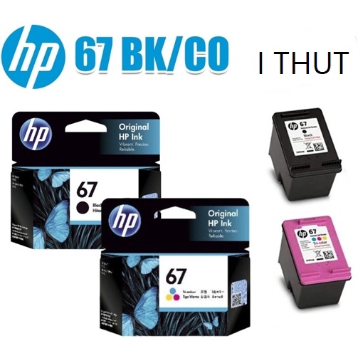 ตลับหมึกปริ้นเตอร์ HP 67 Series ของแท้ สำหรับเครื่องรุ่น 2720,2721,2722,2330,2333 HP DeskJet Plus 4120 All-in-One Printe
