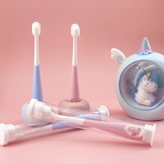 แปรงสีฟันเด็กเล็กขนนุ่ม แปรงสีฟันเด็กลายการ์ตูนน่ารัก（สินค้าพร้อมส่งจากไทย）