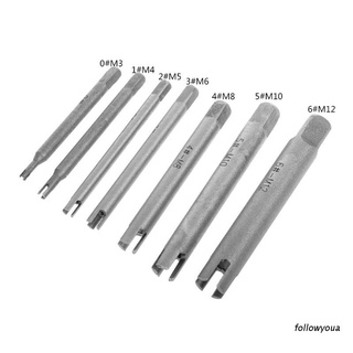 folღ Broken Tap Extractor Guide Easy Out Wire Screw Remover Tools Drill Bit With 3/4 Claw Metric M3-M12