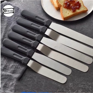 สปาตูล่า Spatula ที่ปาดเค้ก มีดปาด สปาตูลาแบบตรง สปาตูลาแบบงอ