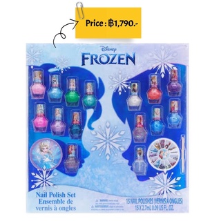 ยาทาเล็บเด็ก ไม่ได้ล้างออก ลอกได้เลย ของแท้ 💯% USA Frozen 15 pcs non toxic peel off nail polish set