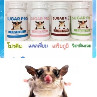 อาหารเสริมสำหรับสัตว์เลี้ยง Sugar pro​ชนิดผง​ ขนาด40กรัม