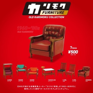 **พร้อมส่ง**กาชาปองเฟอร์นิเจอร์โบราณ 1960-1980 OLP KARIMOKU Miniature Collection Random Kenelephantของแท้