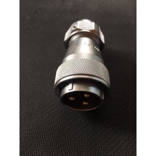 คอนเนคเตอร์ต่อสายไฟ WF28 3pole #6sqmm 50A, cable OD.10.5-12.5 mm circular connector IP67 WF28J3TE male poles