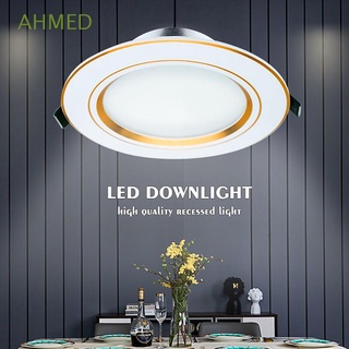 Ahmed โคมไฟเพดาน Led 5W 9W 12W 15W 18W 220V สีทอง เงิน ขาว หลากสี