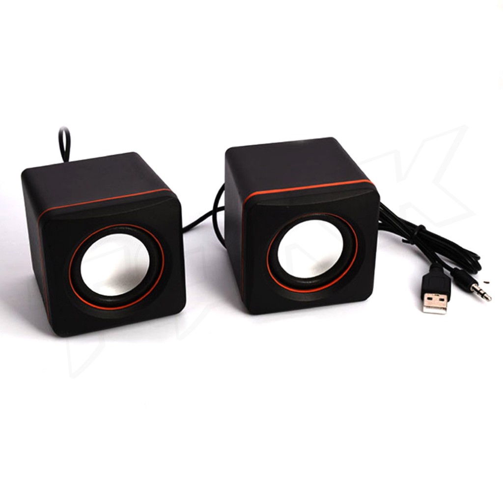 [44บ.โค้ดคุ้ม]มินิลำโพง Mini รุ่น E-02A /M13/K2037/K2043เป็นลำโพงคู่USBราคาประหยัดใช้ไฟจากPower bank