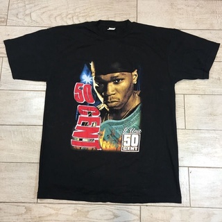 [S-5XL]50 CENT -Get Rich or Die Trying- เสื้อยืด ผ้าฝ้าย 100% สองด้าน LHZY