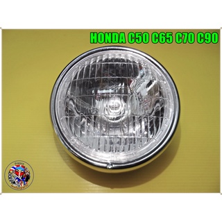 ไฟหน้า HONDA C50 C65 C70 C90  ขนาด4.5นิ้ว ไฟหน้า โคมไฟหน้า หลอดไฟหน้า จานฉาย Headlight 4.5"