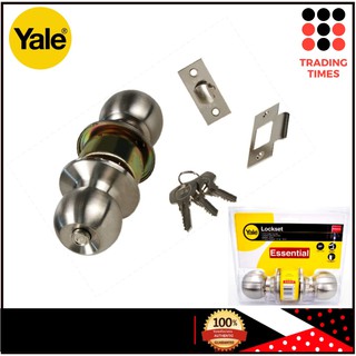 YALE  EKN - VCA5147US32D ลูกบิดประตู หัวกลม สีสเตนเลส ห้องทั่วไป