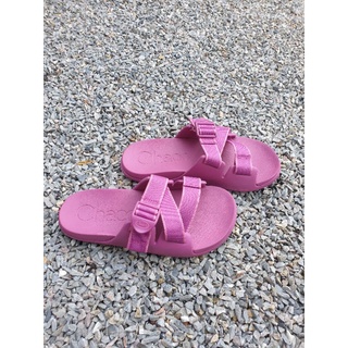 สีใหม่ล่าสุด CHACO CHILLOS SLIDE สี OUTSKIRT FUCHSIA