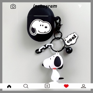 เคสหูฟังไร้สาย ทำจากซิลิโคน แบบนิ่ม ลายการ์ตูน Snoopy สําหรับ Redmi Buds 3 Pro Redmi Buds 3 Pro