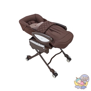 Aprica เปลไกวอัตโนมัติพร้อมปรับเป็นเก้าอี้ทานข้าว 2 in 1 Hi Low Bed &amp; Chair Yuralism HIDX พร้อมจัดส่ง 2-3 วัน