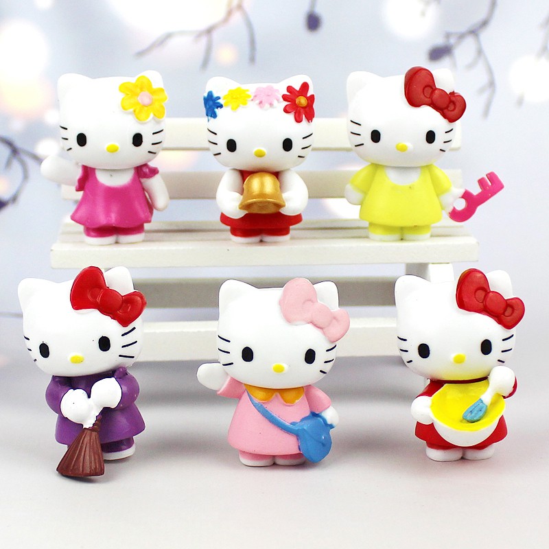 โมเดลคิตตี้ 6 ตัว/ ชุด 
 - รูปที่ 6