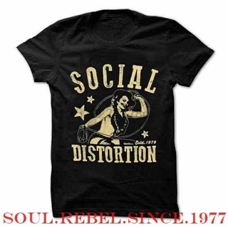 Social Distortion 1979 เสื้อยืด ผ้าฝ้าย พิมพ์ลายคริสต์มาส สไตล์พังก์ร็อค คลาสสิก แฟชั่นสําหรับผู้หญิง