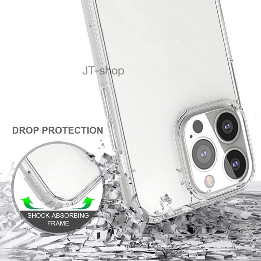 เคสใส สำหรับ iPhone รุ่นใหม่ล่าสุด 🔥 TPU+PC 🔥 เคสกันกระแทก รุ่น 17 Air/16E/15 Pro Max/14/13/12/11/XS Max/XR/8/ 7 Plus thumbnail 7