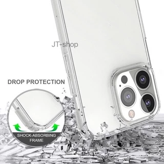 เคสใส สำหรับ iPhone รุ่นใหม่ล่าสุด 🔥 TPU+PC 🔥 เคสกันกระแทก รุ่น 17 Air/16E/15 Pro Max/14/13/12/11/XS Max/XR/8/ 7 Plus
