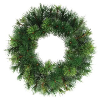 รีท 24 นิ้ว PINE NEEDLE (55924-1) ของตกแต่งเทศกาลคริสต์มาส