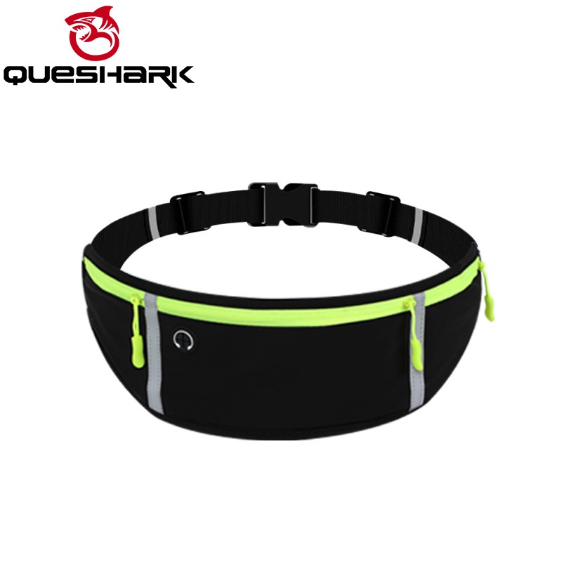 QUESHARK กระเป๋าคาดเอว กันน้ํา เหมาะกับการวิ่ง เล่นกีฬา FF551