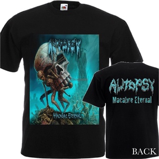 เสื้อยืดคอกลมเสื้อยืดผ้าฝ้าย พิมพ์ลาย AUTOPSY Macabre Eternal แฟชั่นฤดูร้อน สําหรับผู้ชาย DDllli94HPooib07S-5XL