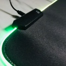 reviewแผ่นรองเมาส์มีไฟ RGB Gaming Mousepads แผ่นรองเม้าส์สำหรับเล่นเกมส์ 80cm 30cm mouse pad with lights 7colors comment 4