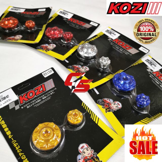 Kozi & KING DRAD Alloy Magnet น็อตฝาครอบเครื่องยนต์ TITANIUM Yamaha RS150 WAVE125 WAVE100 DREAM Y15ZR LC135 FZ150 SRL110