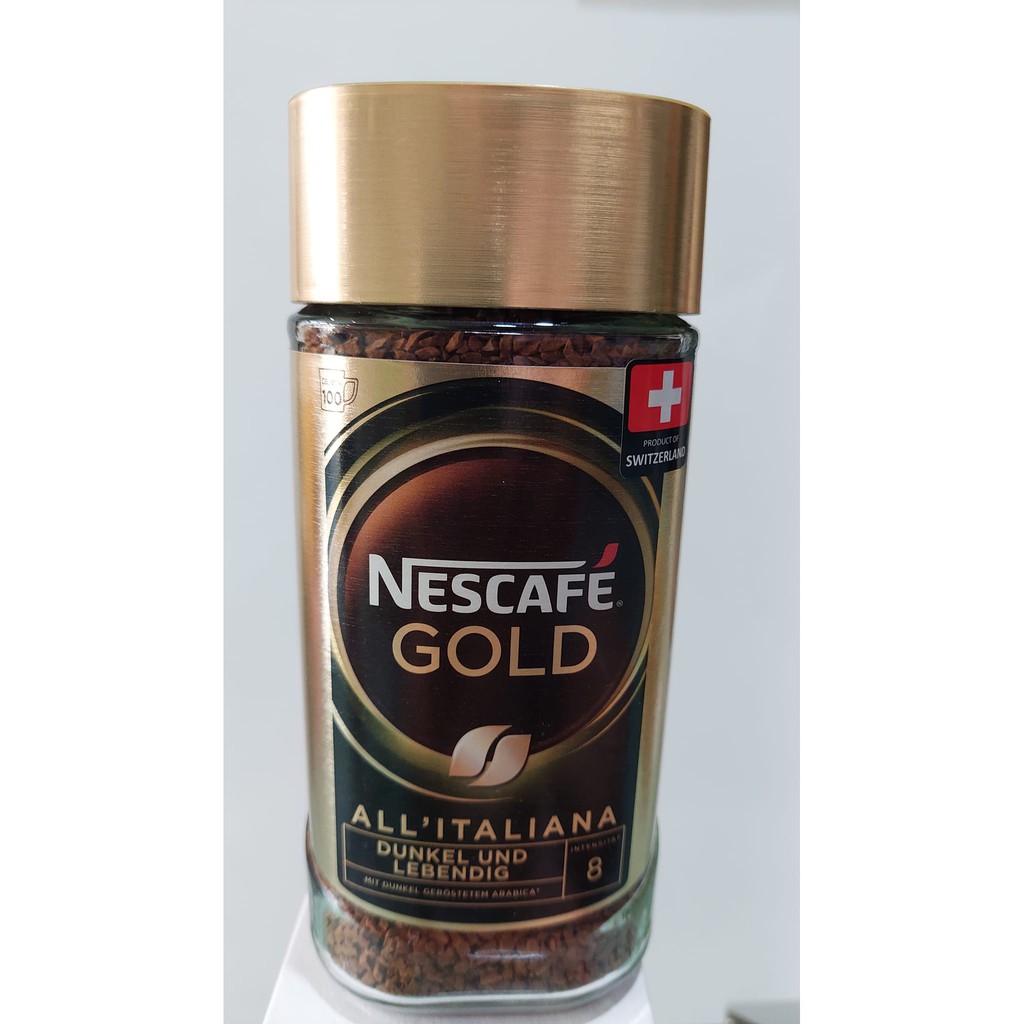 Nescafe Gold All’ Italiana (200g) จาก Switzerland🇨🇭 exp 04/2023 นำเข้าจาก SWITZERLAND
