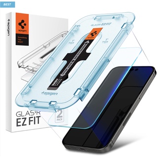 Spigen / Screen Protector EZ FIT for iPhone 14 plus pro max front glass protection film 2pcs Set