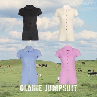 claire jumpsuit จั้มสูทขาสั้น