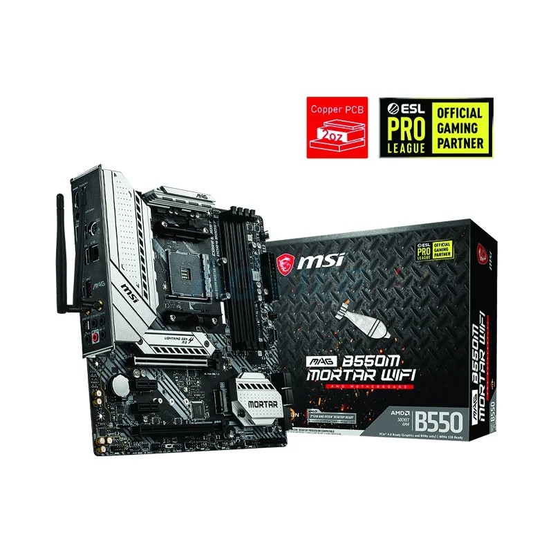 (AM4) MSI MAG B550M MORTAR WIFI