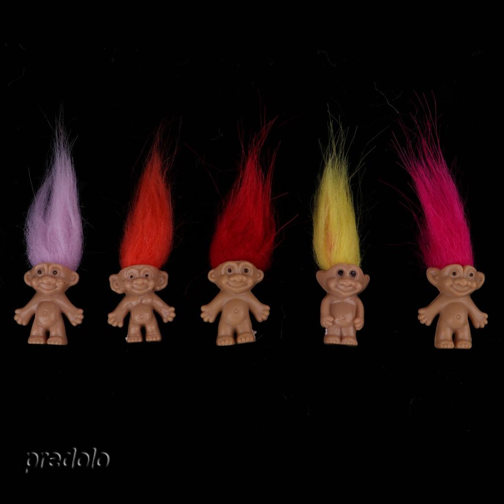 ตุ๊กตาฟิกเกอร์ Trolls ขนาดเล็ก 5 ชิ้น / ล็อต