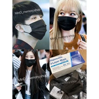 หน้ากากอนามัยผู้ใหญ่ [ยกลัง] ราคาส่ง หนา 3 ชั้น แมสจีน แมสจีนยกลัง Face Mask ลัง 50 กล่อง ฟ้าจีน ดำจีน ขาวจีน เขียวจีน
