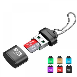 อะแดปเตอร์การ์ดรีดเดอร์ USB Micro SD Tf USB 2.0 ความเร็วสูง ขนาดเล็ก