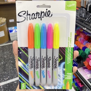 ชุดปากกา Sharpie สีนีออน แพ็ค 5 ด้าม