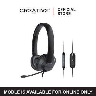 CREATIVE HS-720 V2 Headset ที่มาพร้อมกับไมโครโฟนแบบ Noise-cancelling Condenserหูฟังพร้อมไมค์ แบบ USB