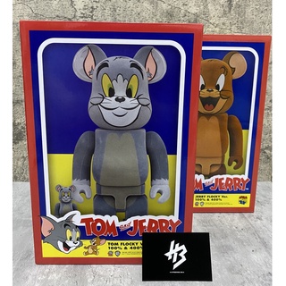 [ของแท้] BE@RBRICK TOM AND JERRY FLOCKY