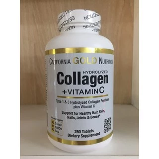 *พร้อมส่ง* คอลลาเจนจาก USA CollagenUP Type 1&3+Vit C เม็ด และผง (California Gold Nutrition)