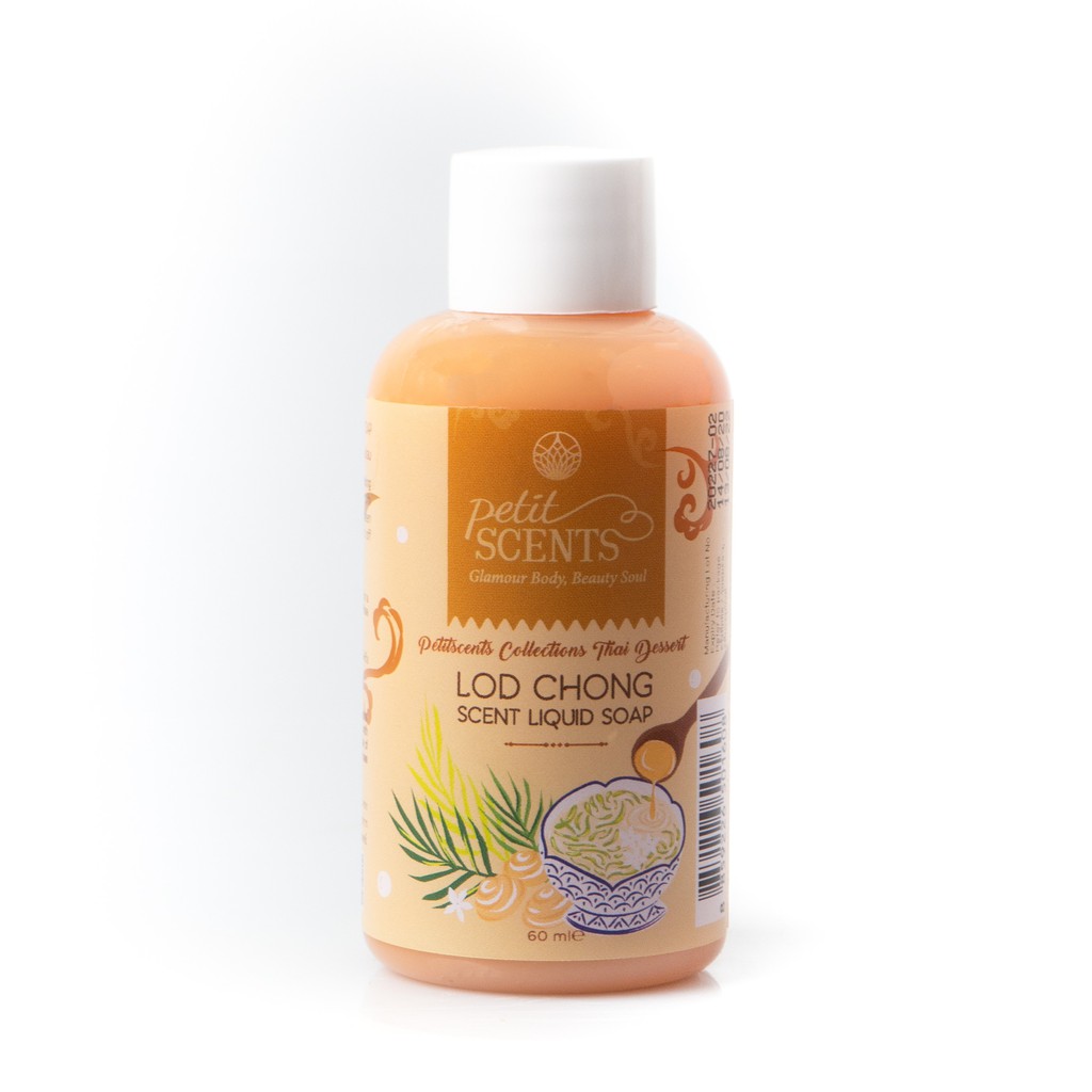 สบู่เหลวเพอทิตเซนส์ คอลลเลคชั่นขนมหวานไทย กลิ่นลอดช่อง 60 มล PETITSCENTS THAI DESSERT LOD CHONG SHOW