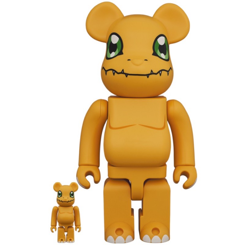 BE@RBRICK AGUMON 400%&100%