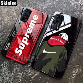 เคสโทรศัพท์มือถือพิมพ์ลาย Supreme สําหรับ Oppo Reno5 Pro