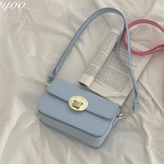 Jinjoo พร้อมส่ง กระเป๋าสะพายข้างเทรนด์ 2022 new trendy fashion small square bag