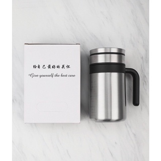 แก้วน้ำกรองชาสแตนเลสรุ่นหูจับ brewing mug stainless steel