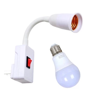 neobee โคมไฟกลางคืน LED ขั้วE27 หมุนได้ 360° พร้อมสวิตซ์เปิด-ปิด ไฟแสงขาว แสงวอร์ม