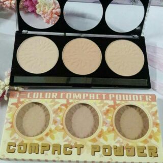 แป้ง miss rose compact powder 3 ช่อง แท้