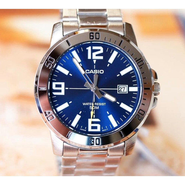 Casio ของแท้ประกันศูนย์ นาฬิกาผู้ชาย รุ่น MTP-VD01D MTP-VD01 / Smile168 ขายของแท้ ประกันcmg/C-Thong